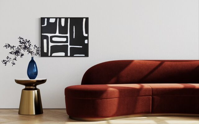 Minimalist abstract painting