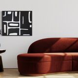 Minimalist abstract painting