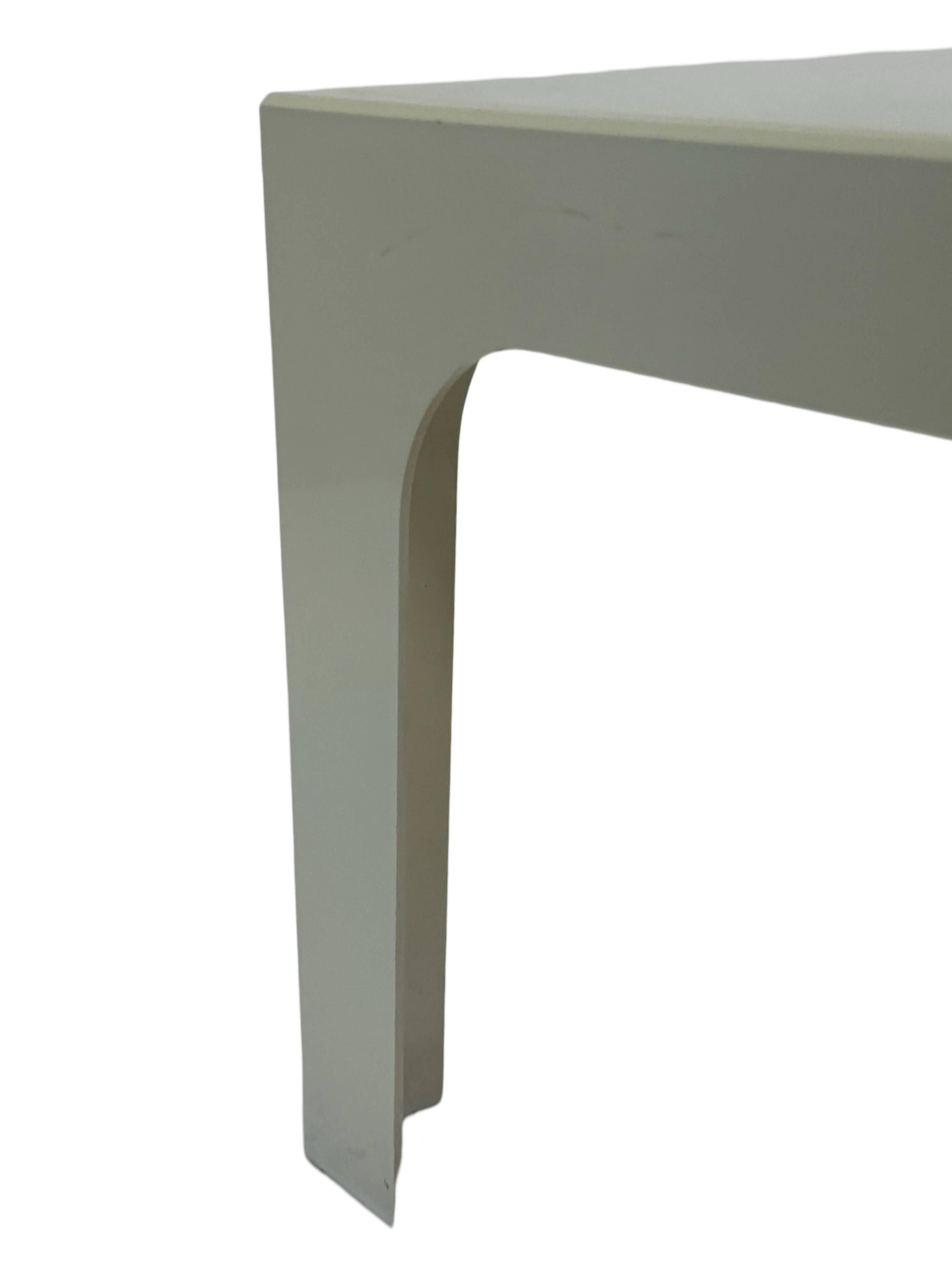 Vintage table with magazine holder, 70s space age