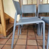 Set of 4 knoll chairs