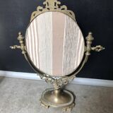 Miroir pivotant en bronze 30x38cm