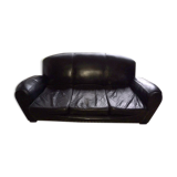 Canape Leather type Pullman 1940 3 places