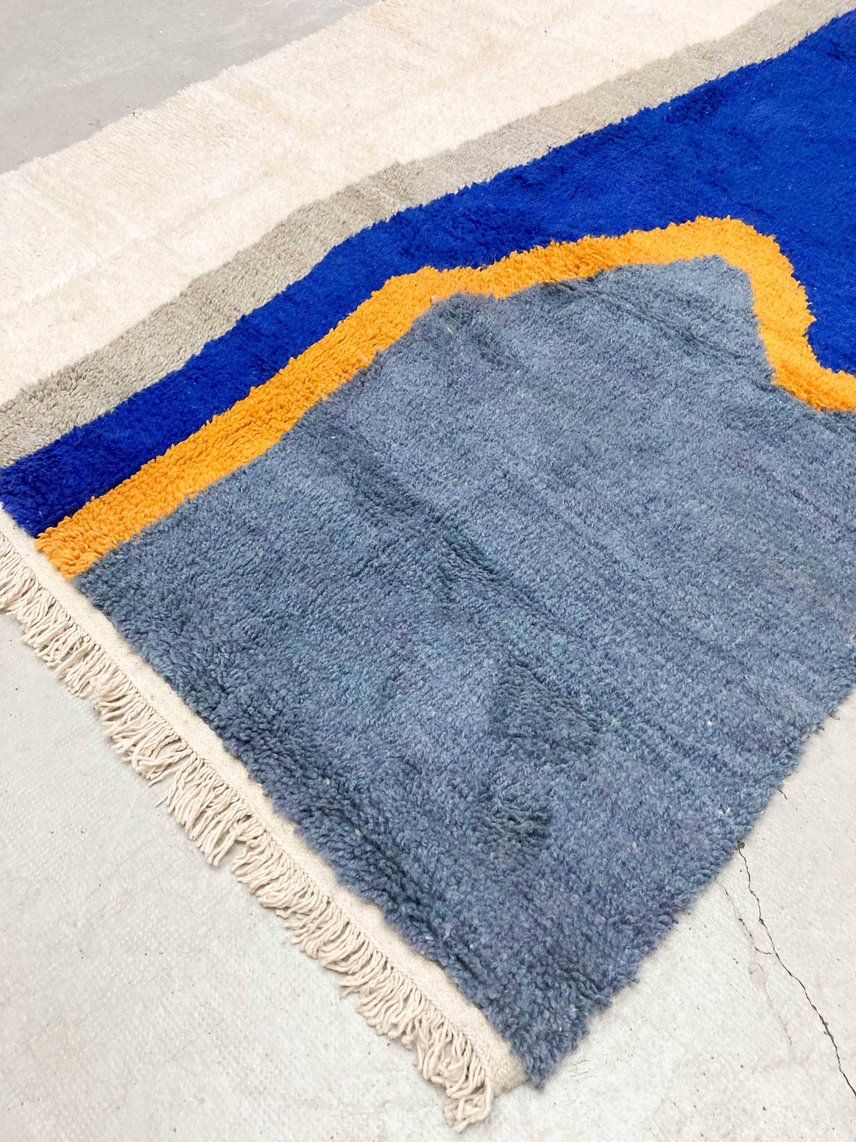 Colorful Moroccan Berber rug Boujaad 2.46x1.53m
