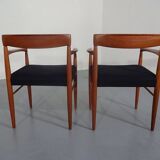 Danish Teak Dining Chairs by H. W. Klein for Bramin, 1960s, Set of 6