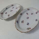 2 Limoges porcelain raviers