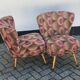 Pair of vintage cocktail chairs