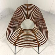 Rattan easy chairs by Rohé Noordwolde, Netherlands 1950-60’s