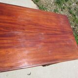 Solid mahogany writing table