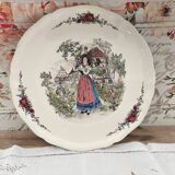 Large Sarreguemines Obernai model pie or cake dish