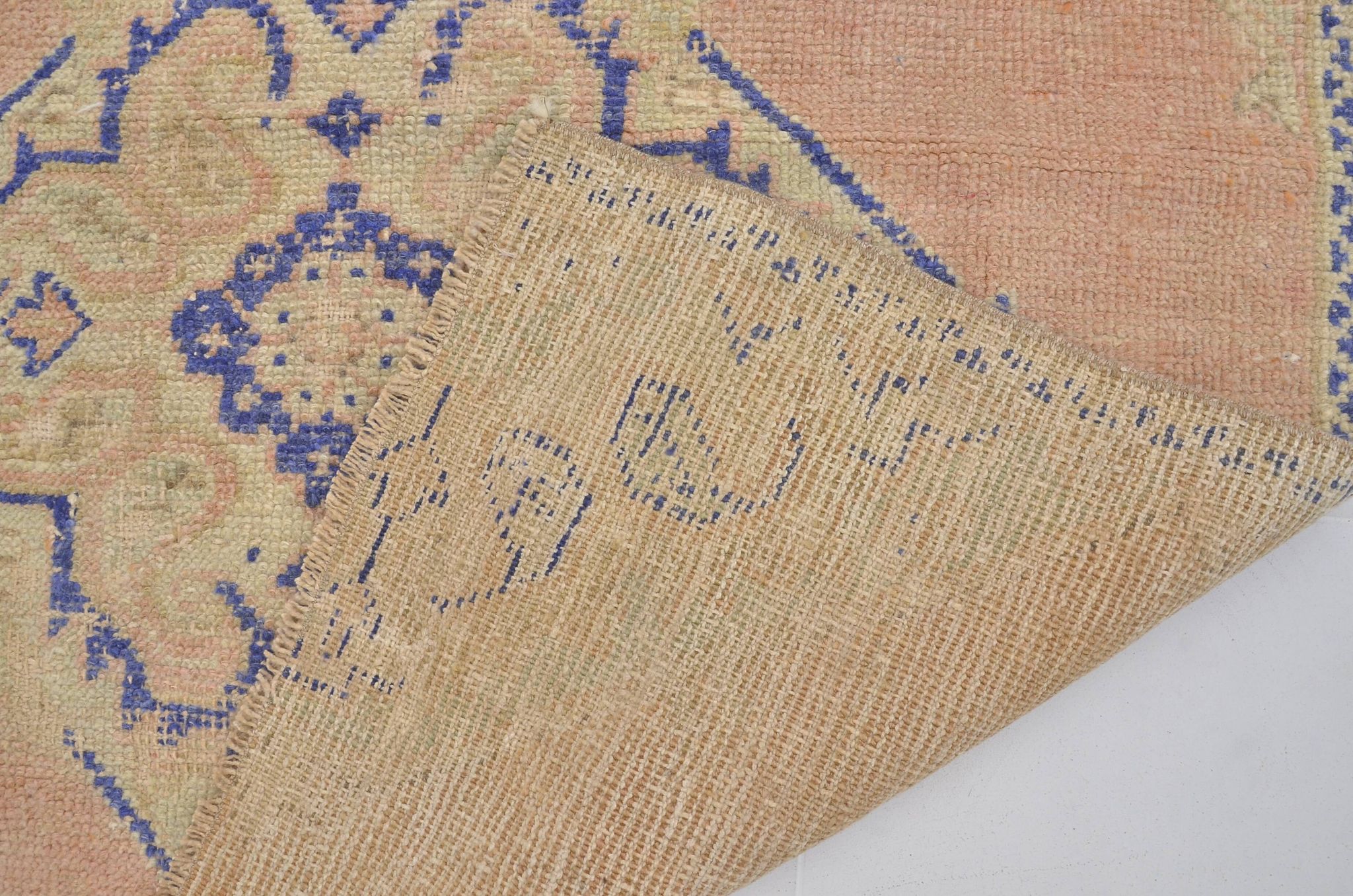 Tapis floral anatolien Oushak sku 2042