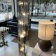 Murano glass floor lamp, Mazzega 1970s