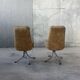 pair of Gastone Rinaldi swivel chairs for RIMA, 1970s