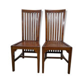 Frank Lloyd Wright style chairs