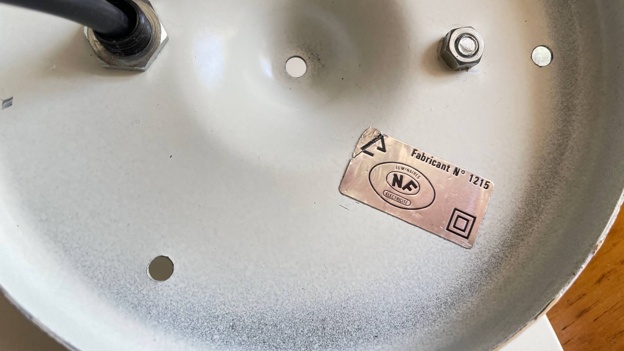 Design suspension by aluminor, 70s