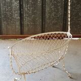 Old wrought iron cradle