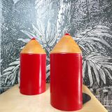 Pair of Maco pencil-shaped bookends