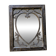 Wooden mirror with heart motif – natural patina