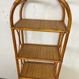 Rattan shelf 2 doors