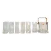 11 verres tumbler et seau à glace par Cino Boeri pour Arnolfo