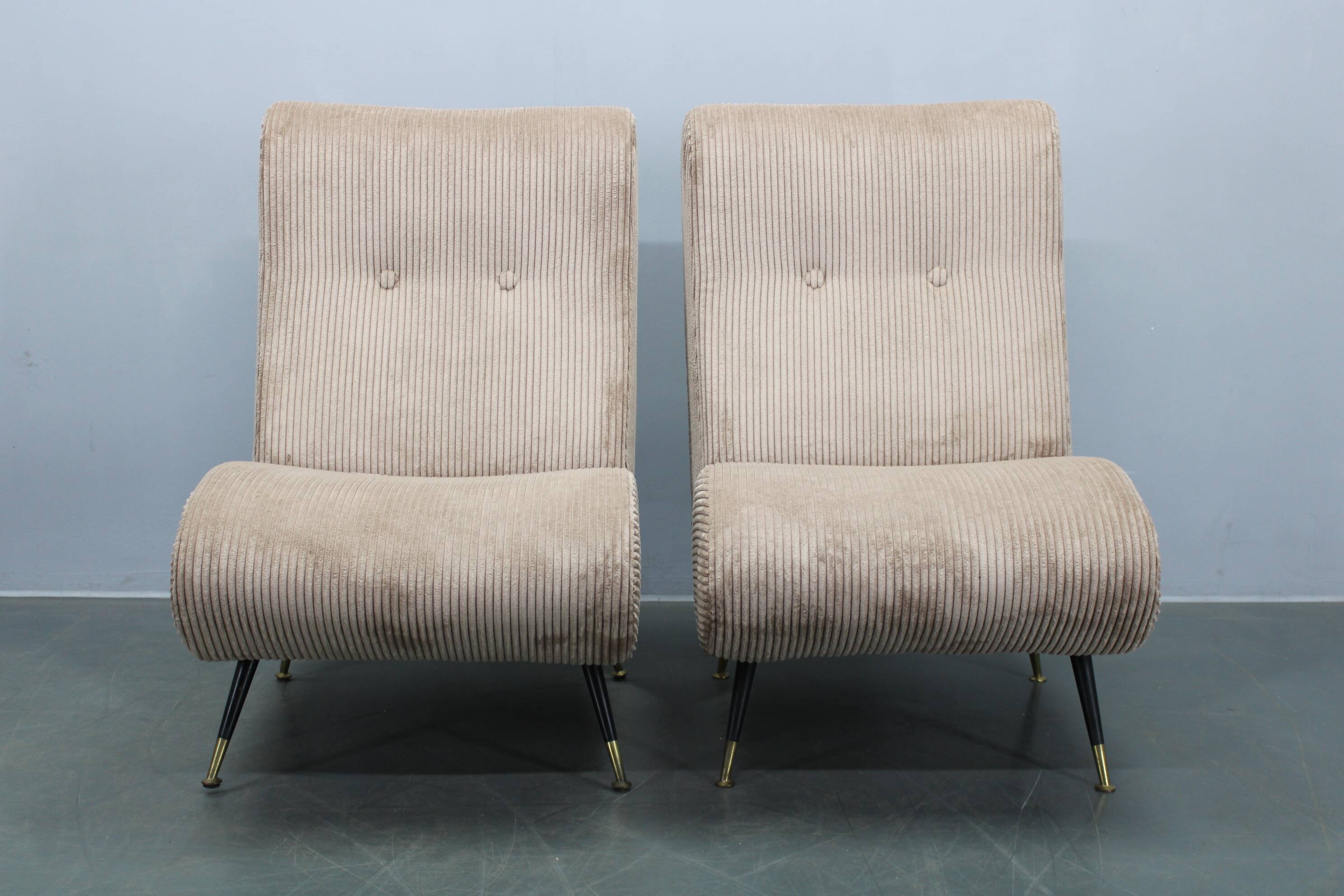 Gigi Radice for Minotti curved modular sofa, Italy, 1950s