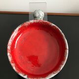 Caquelon, ceramic pan signed Arlette Rioux Juan