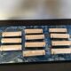 Wears pink beige ceramic knives Art Deco era