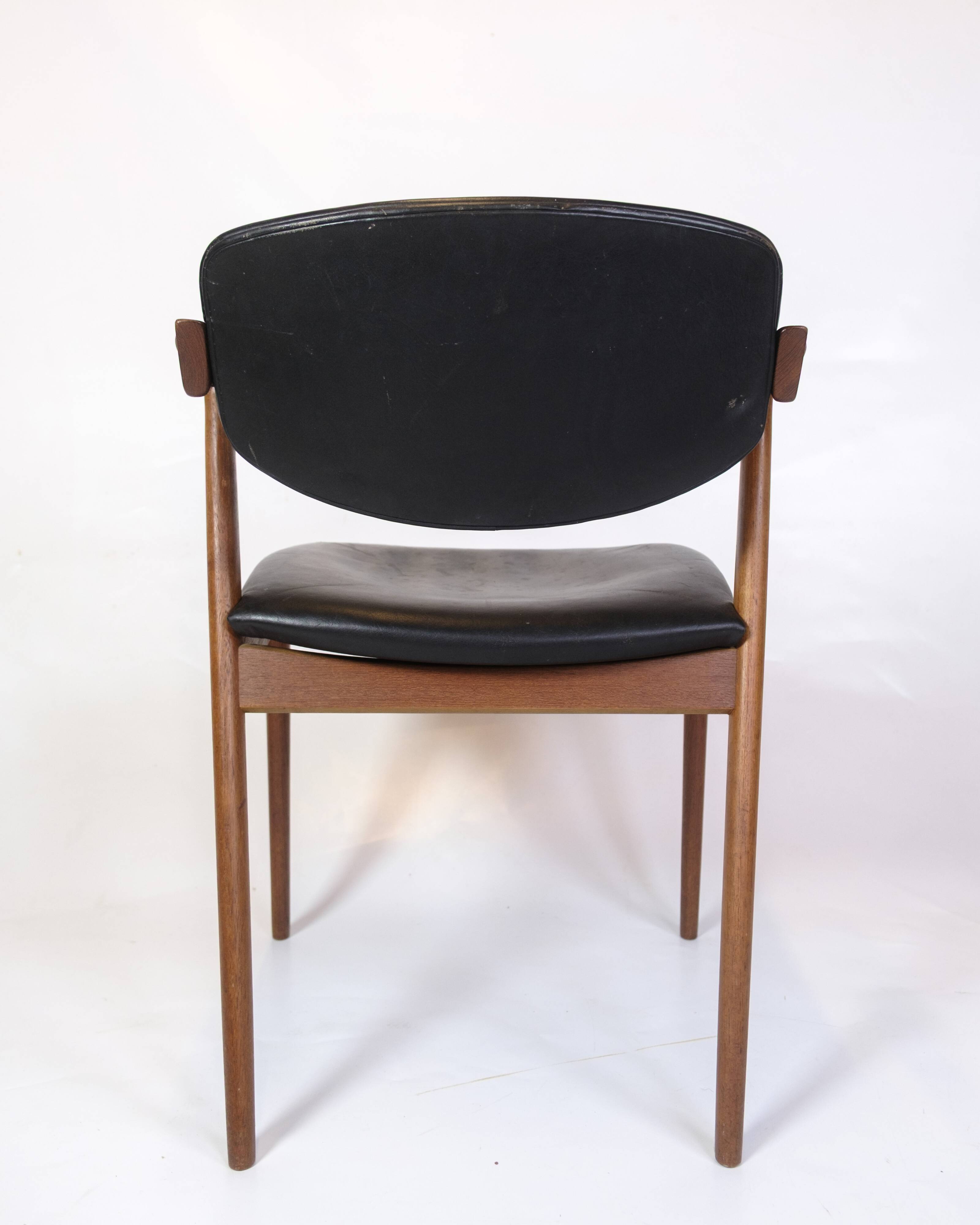 Dining Chair Model 42 In Teak By Kai Kristiansen From 1960s
