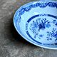 Saladier Compagnie des Indes en porcelaine bleue