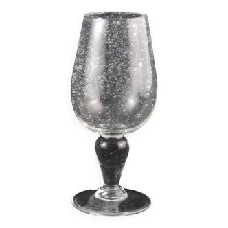 Biot bubbled glass stemmed glass?