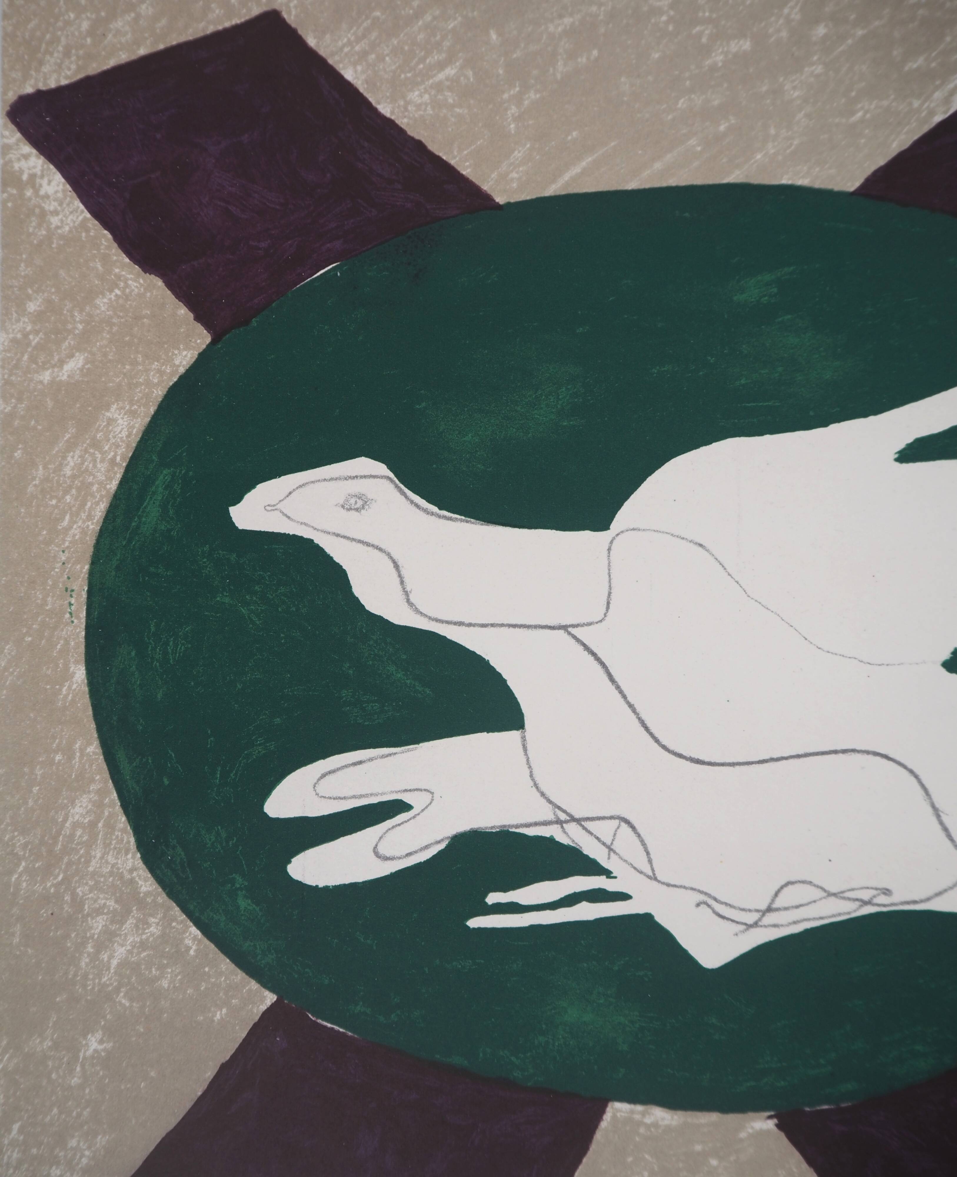 Georges braque: birds - color lithograph