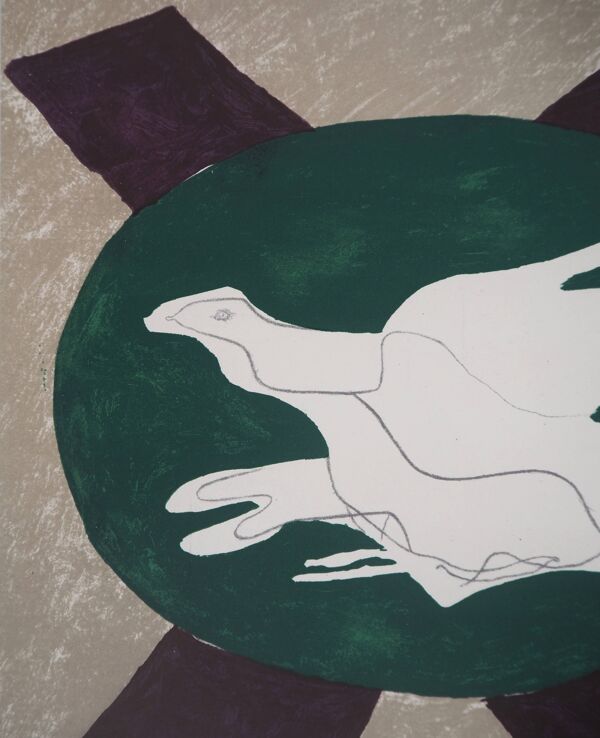 Georges braque : oiseaux - lithographie en couleurs