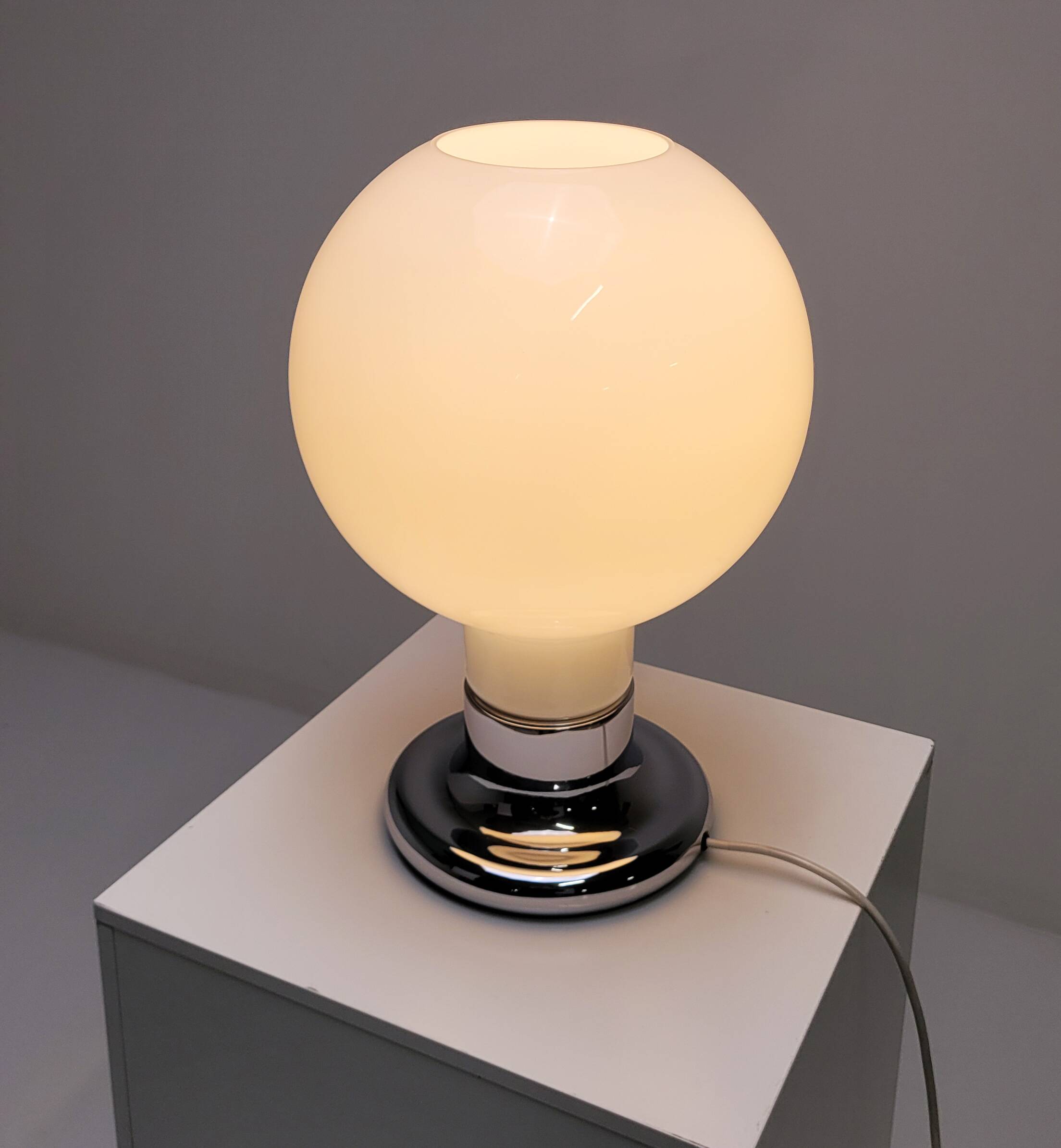 Glass Dome Table Lamp by Cosack Leuchten