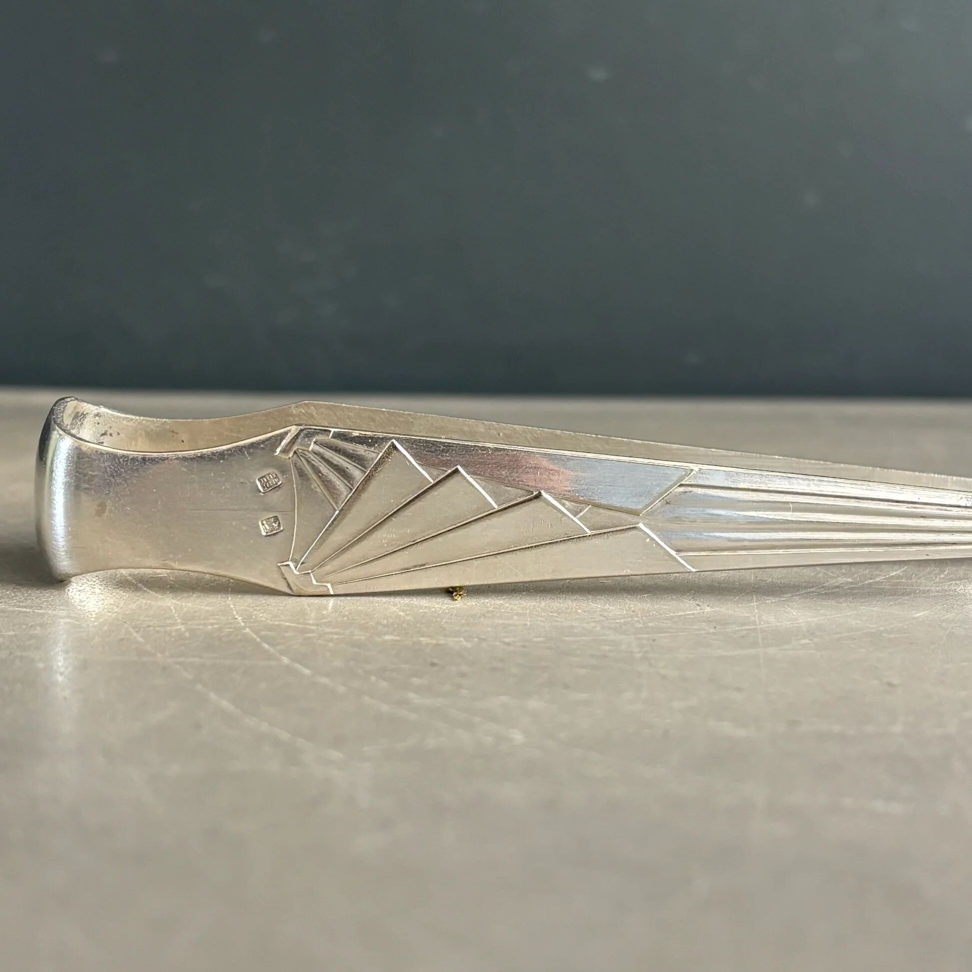 Silver-plated sugar tongs - 13.7 cm - Ref 1224