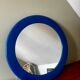 Miroir syla vintage bleu années 70 space age