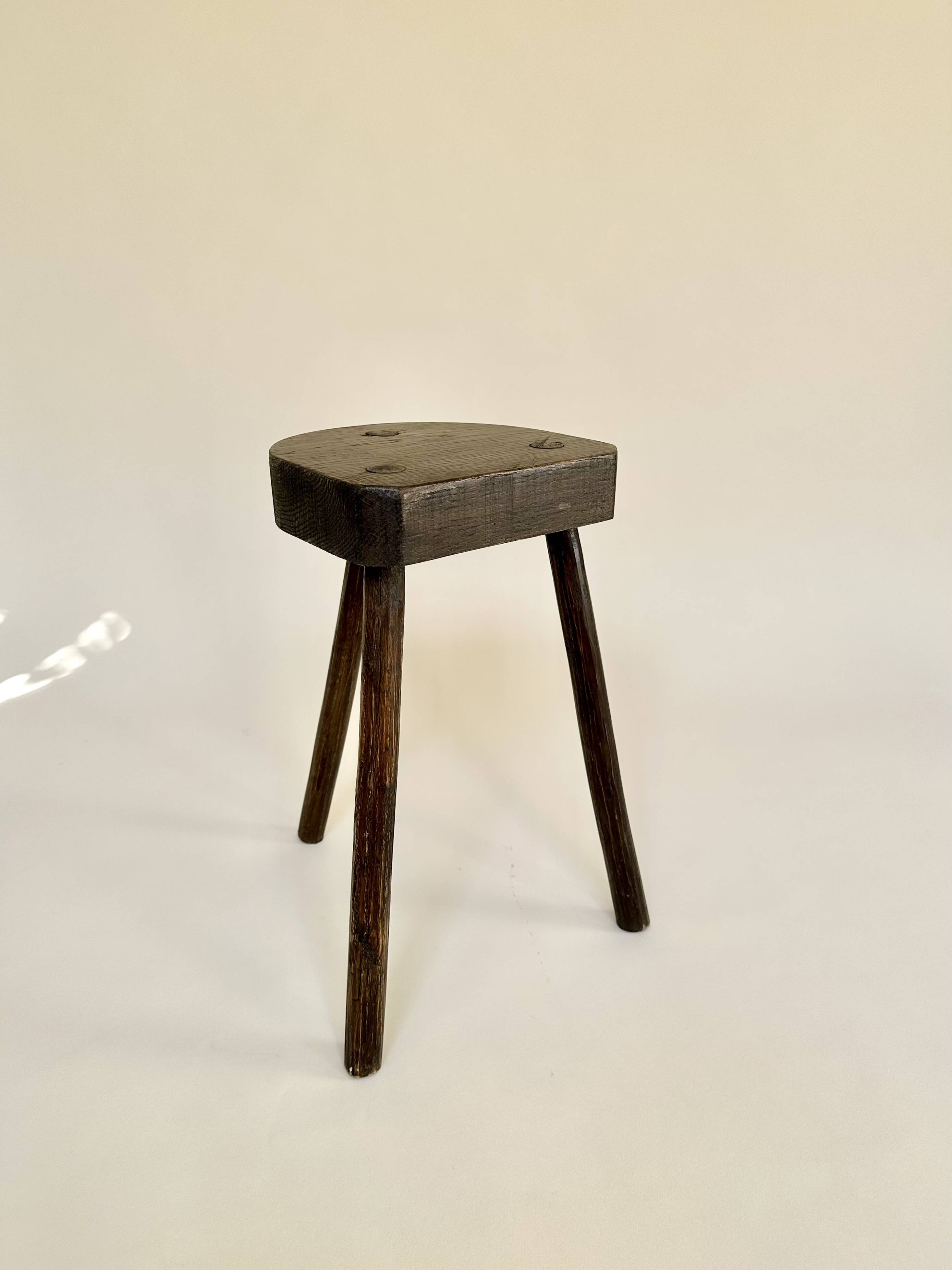 Tripod stool, late 19th century