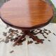 Vintage Scandinavian style table with 2 teak extensions, 1960s