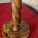 Pair of scandinavian wooden bedside lamps 1950 elec ok without switch 60x17