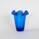 Cobalt glass vase, Danish design, 1970s, made in Denmark