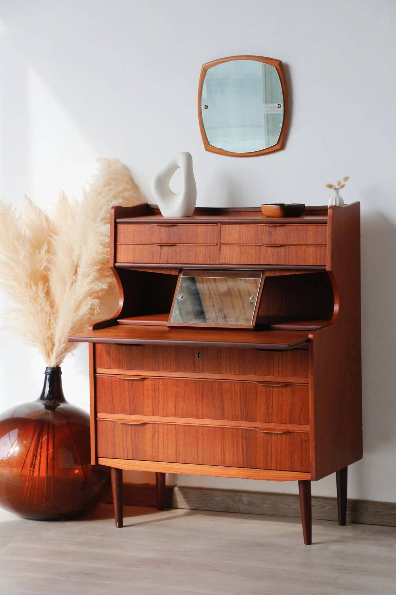 Danish teak secretary from the 1960s | Scandinavian design
