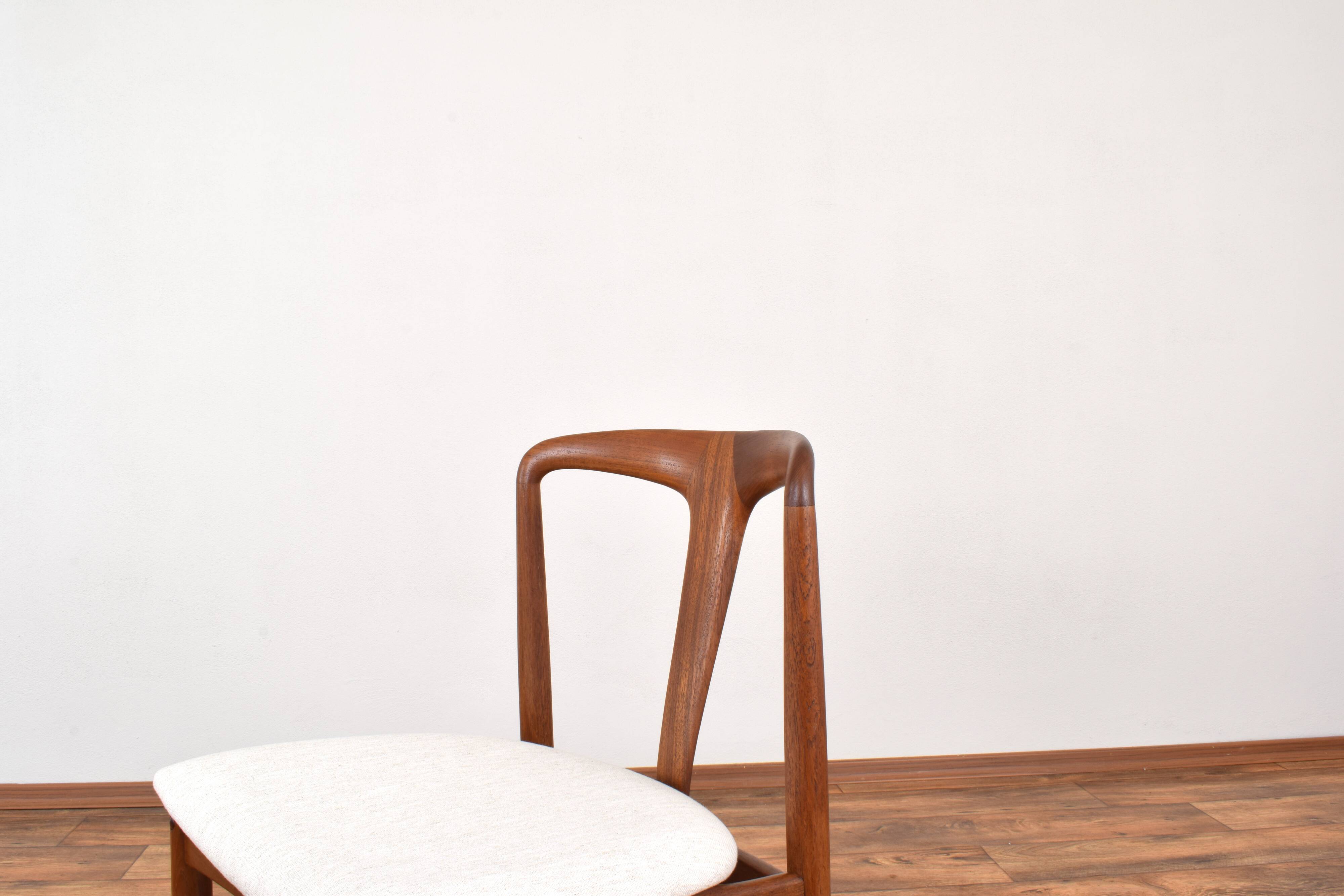 Chaise de Salle à Manger Mid-Century en Teck par Johannes Andersen pour Uldum Møbelfabrik, Danemark, 1960s, Set de 4.