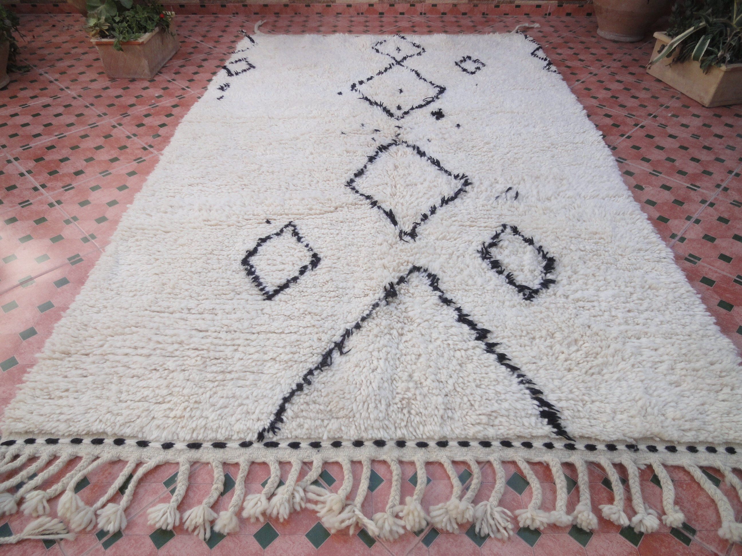Carpet beni ourain 237 x 148 cm