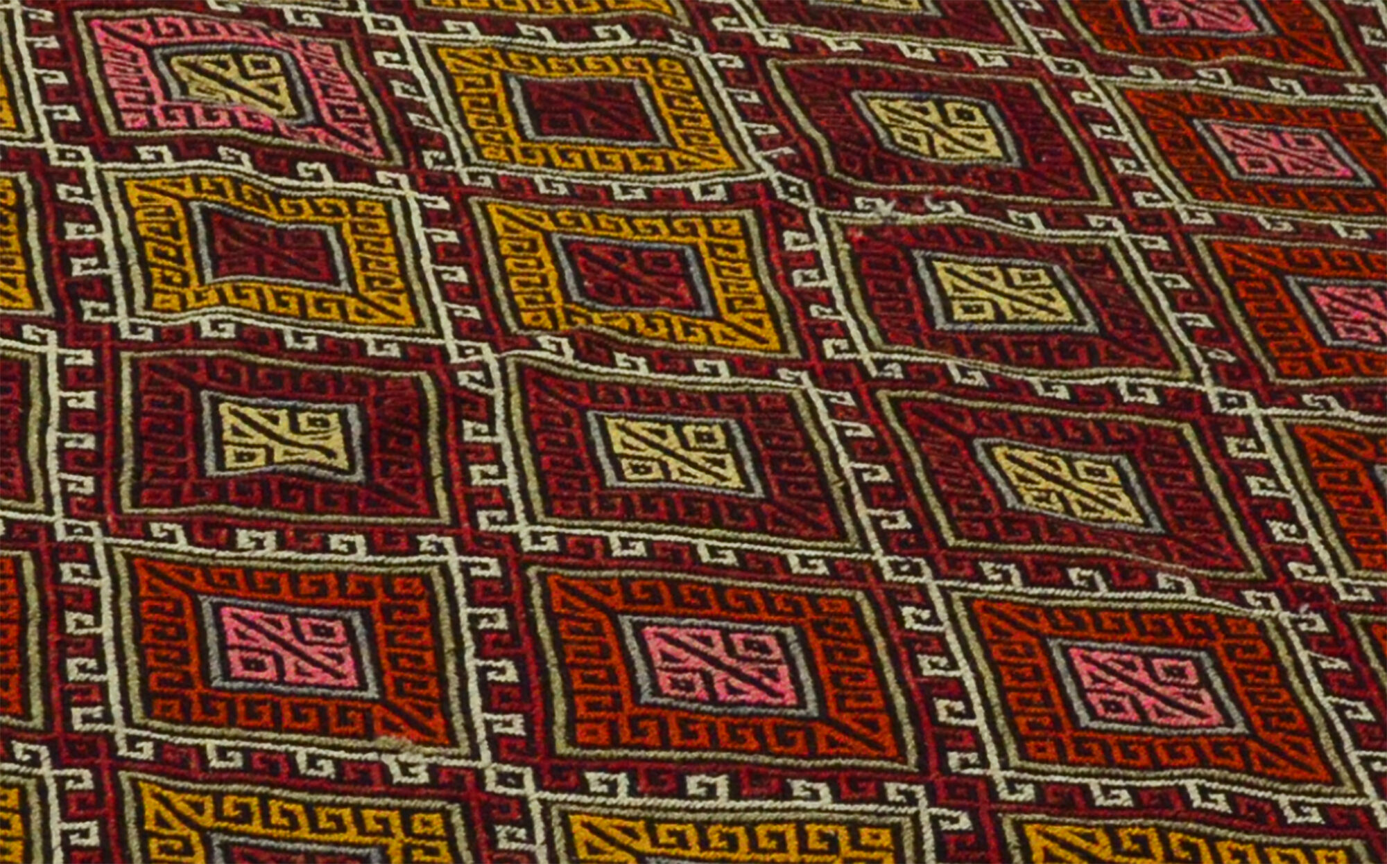 Anatolian handmade kilim rug 303 cm x 171 cm
