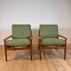 Paire de fauteuils Arne Vodder pour Glostrup Møbelfabrik, années 60