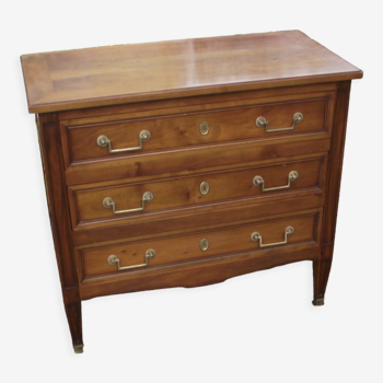 Commode de style directoire noyer massif