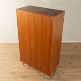 Purist wardrobe from the 1960s in teak veneer by DeWe