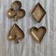Vintage brass catchall tray