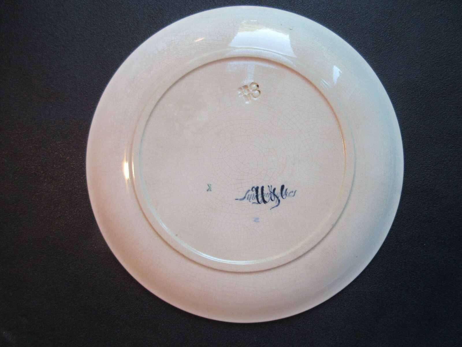 Lens plate Sarreguemines World's Fair 1900: Ceramics, Glassworks