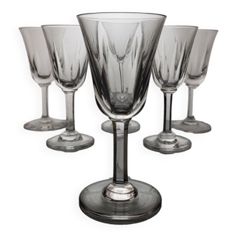 6 verres à vin cristal saint louis modèle cerdagne