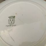 4 plates Terre de Fer Saint Amand Modern Style