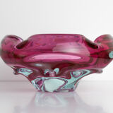 Josef Hospodka for Chribska - Bohemian glass 60s - ash tree - pocket empty